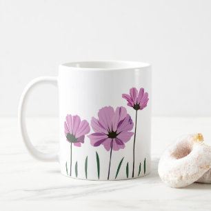 Mug Fleur de Cosmos Fleur Violette Fleur Rose