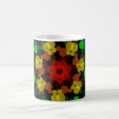 Mug Fleur de couleurs arc-en-ciel (Centre)