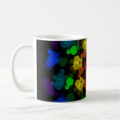Mug Fleur de couleurs arc-en-ciel (Gauche)