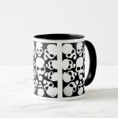 Mug Fleur de crâne (Devant droit)