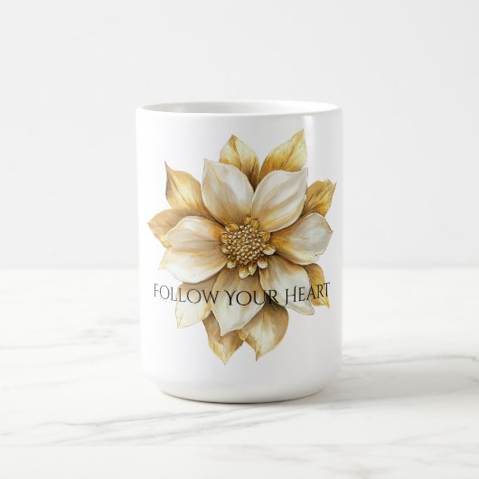 Mug Fleur de crème dorée (Centre)