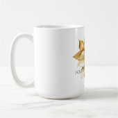 Mug Fleur de crème dorée (Gauche)