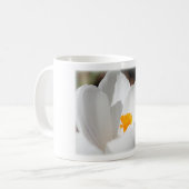 Mug fleur de crocus blanche (Devant gauche)