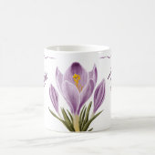 Mug Fleur de Crocus de Printemps Botanique (Centre)