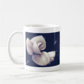 Mug Fleur de crocus en noir et blanc (Gauche)