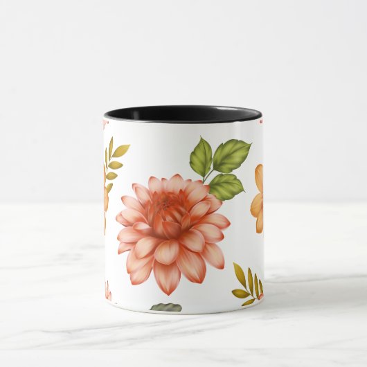 Mug Fleur de Dahlia Ardente (Centre)