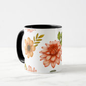 Mug Fleur de Dahlia Ardente (Devant gauche)