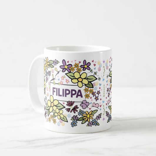 MUG FLEUR DE FILIPPA (Devant gauche)