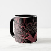 Mug Fleur de fractale (Devant gauche)
