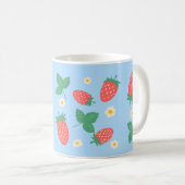 Mug Fleur de fraise mini (Devant droit)