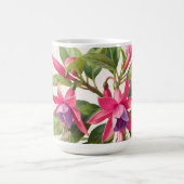 Mug Fleur de fuchsia rose vibrant (Centre)