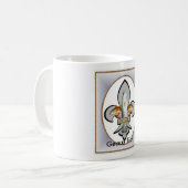 Mug Fleur de Geaux Fish (Devant gauche)