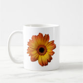 Mug Fleur de gerbera d'Orange Sunny (Gauche)