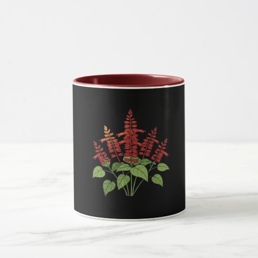 Mug Fleur de jardin - Sauge écarlate (Centre)
