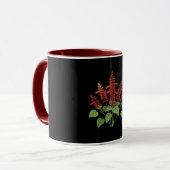 Mug Fleur de jardin - Sauge écarlate (Devant gauche)
