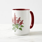 Mug Fleur de jardin - Sauge écarlate (Devant droit)