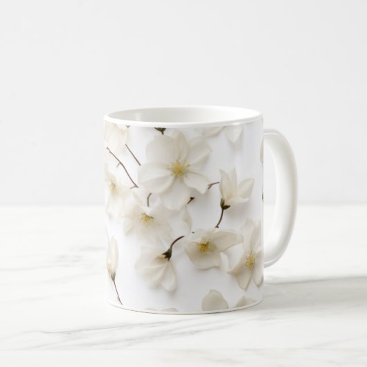 Mug Fleur de Jasmin séchée Pressée (Devant droit)