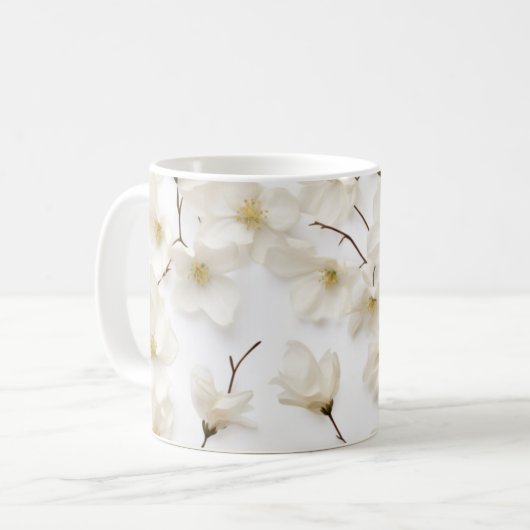 Mug Fleur de Jasmin séchée Pressée (Devant gauche)