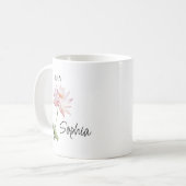 Mug Fleur de juillet personnalisée (Devant gauche)