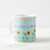 Mug Fleur de la fête de Moms (Devant gauche)