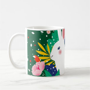 Mug Fleur de la forêt printanière Boeuf blanc Boeuf Mu
