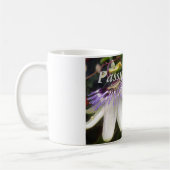 Mug Fleur de la passion blanche et mauve (Gauche)
