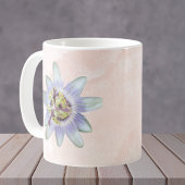 Mug Fleur de la Passion Violette Personnalisable