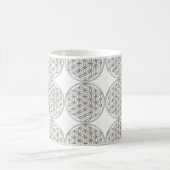 Mug Fleur de la vie / Blume des Lebens - argent (Centre)