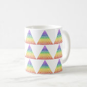 Mug Fleur de la vie / Blume des Lebens - chakra pyrami (Devant droit)
