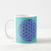 Mug Fleur de la vieRose bleu 2x (Gauche)