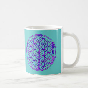 Mug Fleur de la vieRose bleu 2x