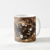 Mug Fleur de l'Arbre Brun (Devant droit)