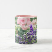 Mug Fleur de lavande et rose du jardin provençal (Centre)