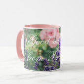 Mug Fleur de lavande et rose du jardin provençal (Devant gauche)