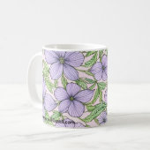 Mug Fleur de Lavande Florale (Devant gauche)