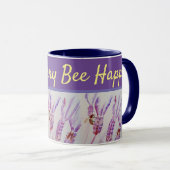 Mug Fleur de lavande ne vous inquiétez pas Bee Happy P (Devant droit)