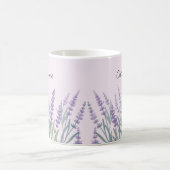 Mug Fleur de Lavande Violette Aquarelle (Centre)