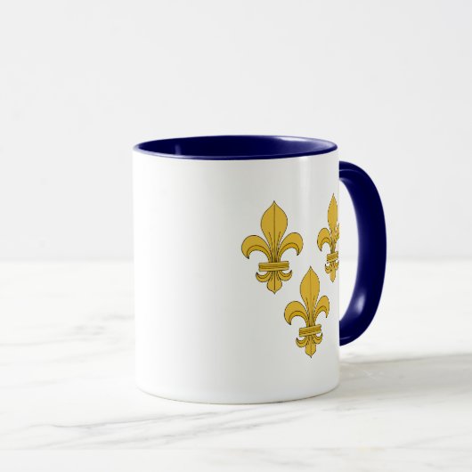 Mug Fleur de lis (Devant droit)