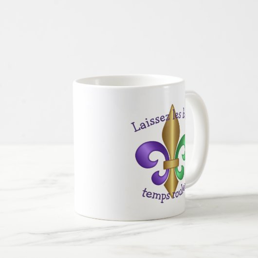 Mug Fleur de Lis bon temps (Devant droit)