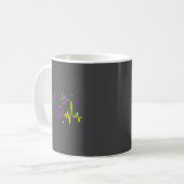 Mug Fleur De Lis Heartbeat Nurse Mardi Gras Carnival M (Devant gauche)
