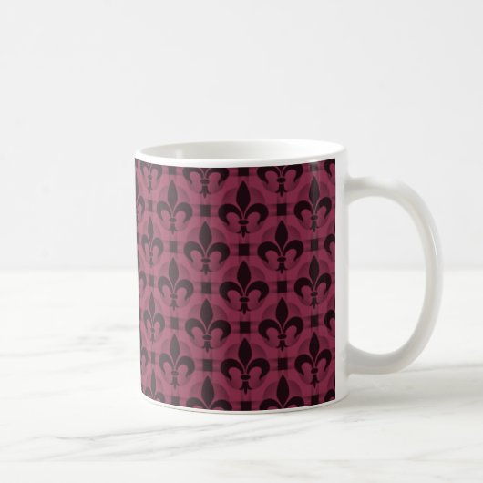 Mug Fleur de lis Mug, Bourgogne (Droite)