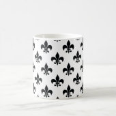 Mug Fleur de lis noir blanc (Centre)