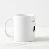 Mug Fleur de Lis noir et or (Gauche)