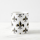 Mug Fleur de Lis/noir/or (Centre)
