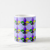 Mug Fleur de lis Or vert violet (Centre)