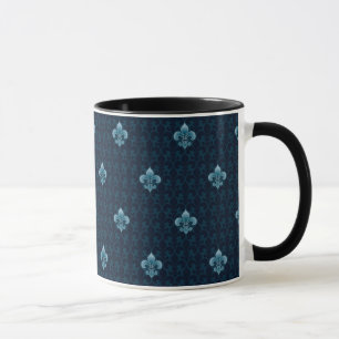 Mug Fleur De Lis Pattern