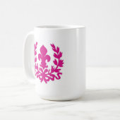 Mug Fleur de Lis Rose...mug (Devant gauche)