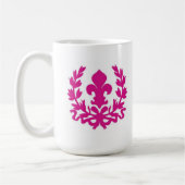 Mug Fleur de Lis Rose...mug (Gauche)