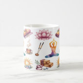 Mug Fleur de lotus de yoga (Centre)