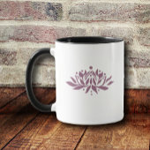 Mug Fleur de Lotus Flamboyante Personnalisable